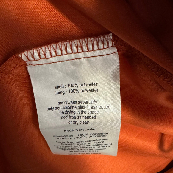 Celebrate DB Studio Burnt Orange Size 4 Women’s Wedding Formal Wrap Dress - Picture 6 of 16